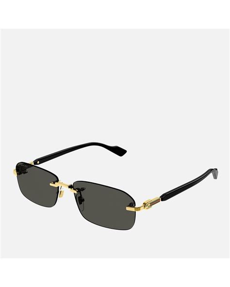 gucci rectangle sunglasses for women|gucci square sunglasses unisex.